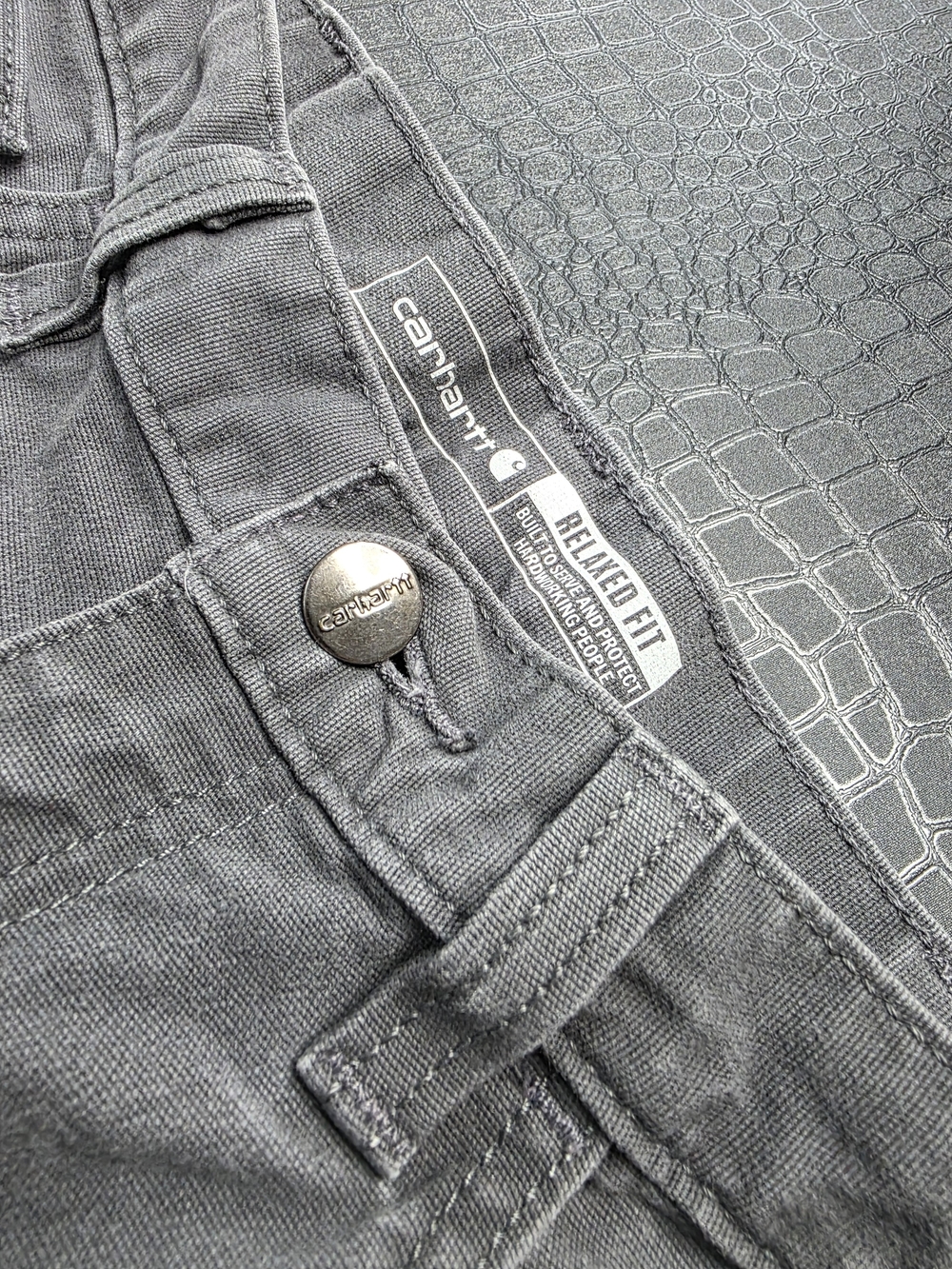 Carhartt Men's Relaxed Fit Gray Work Pants 32x32